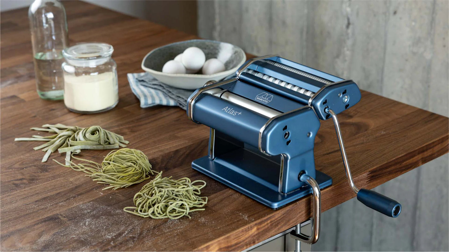 Mașină de făcut paste Marcato ATLAS 150 DESIGN PLUS POWDER BLUE