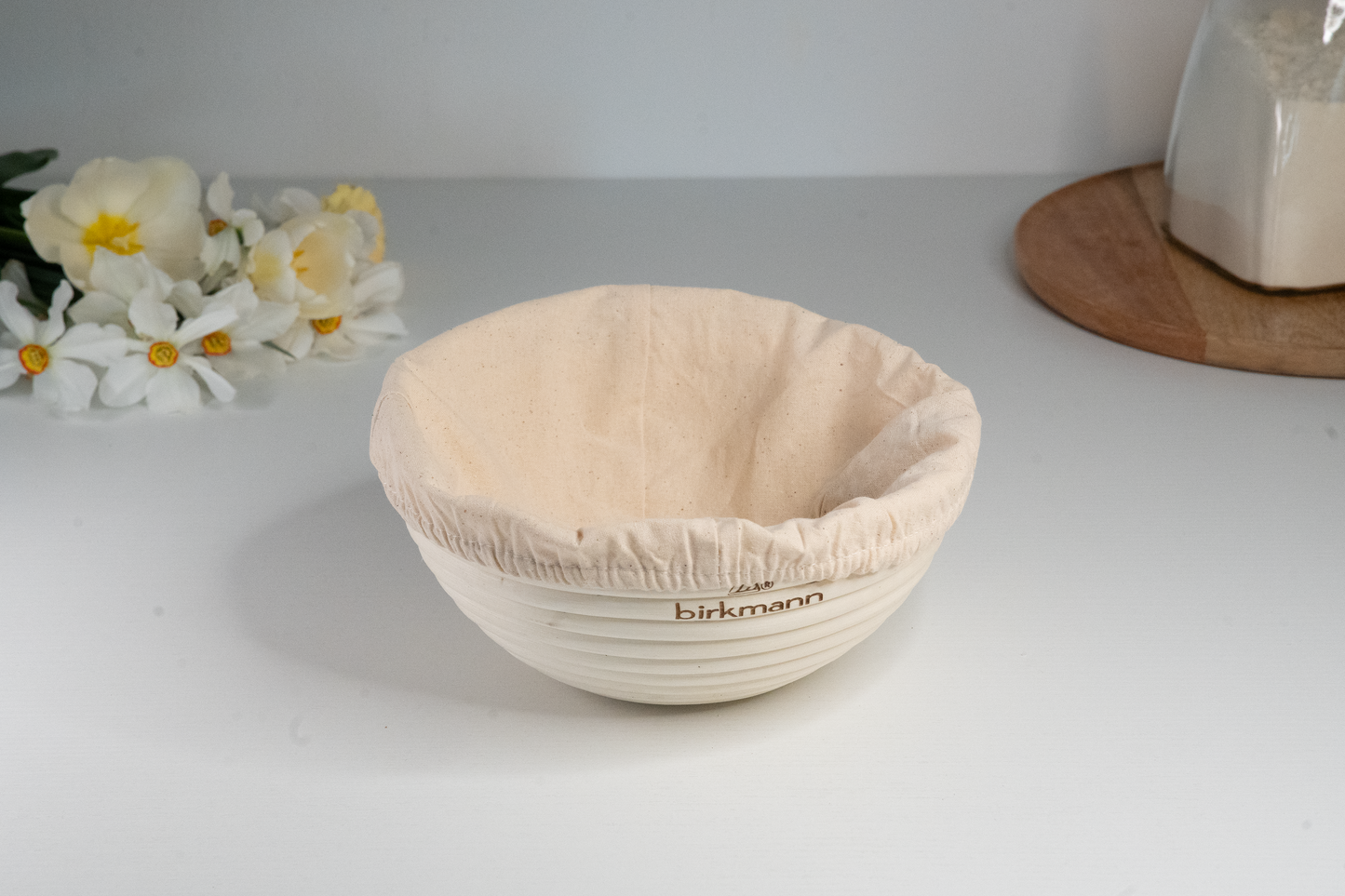 Coș de ratan rotund cu protecție Birkmann Bread Buddies
