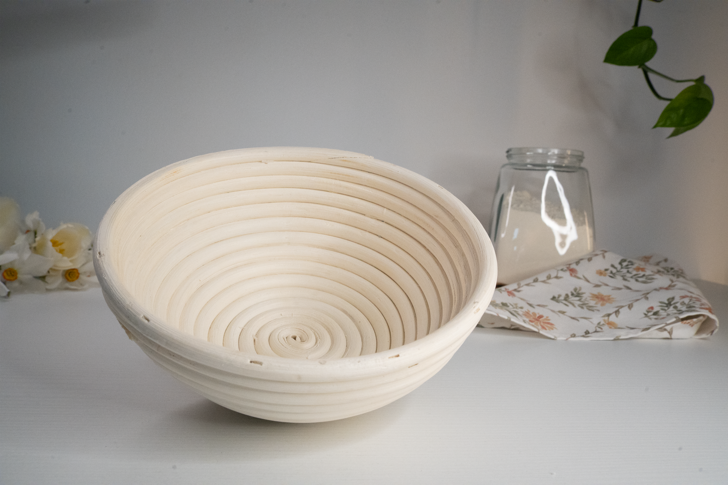 Coș de ratan rotund cu protecție Birkmann Bread Buddies