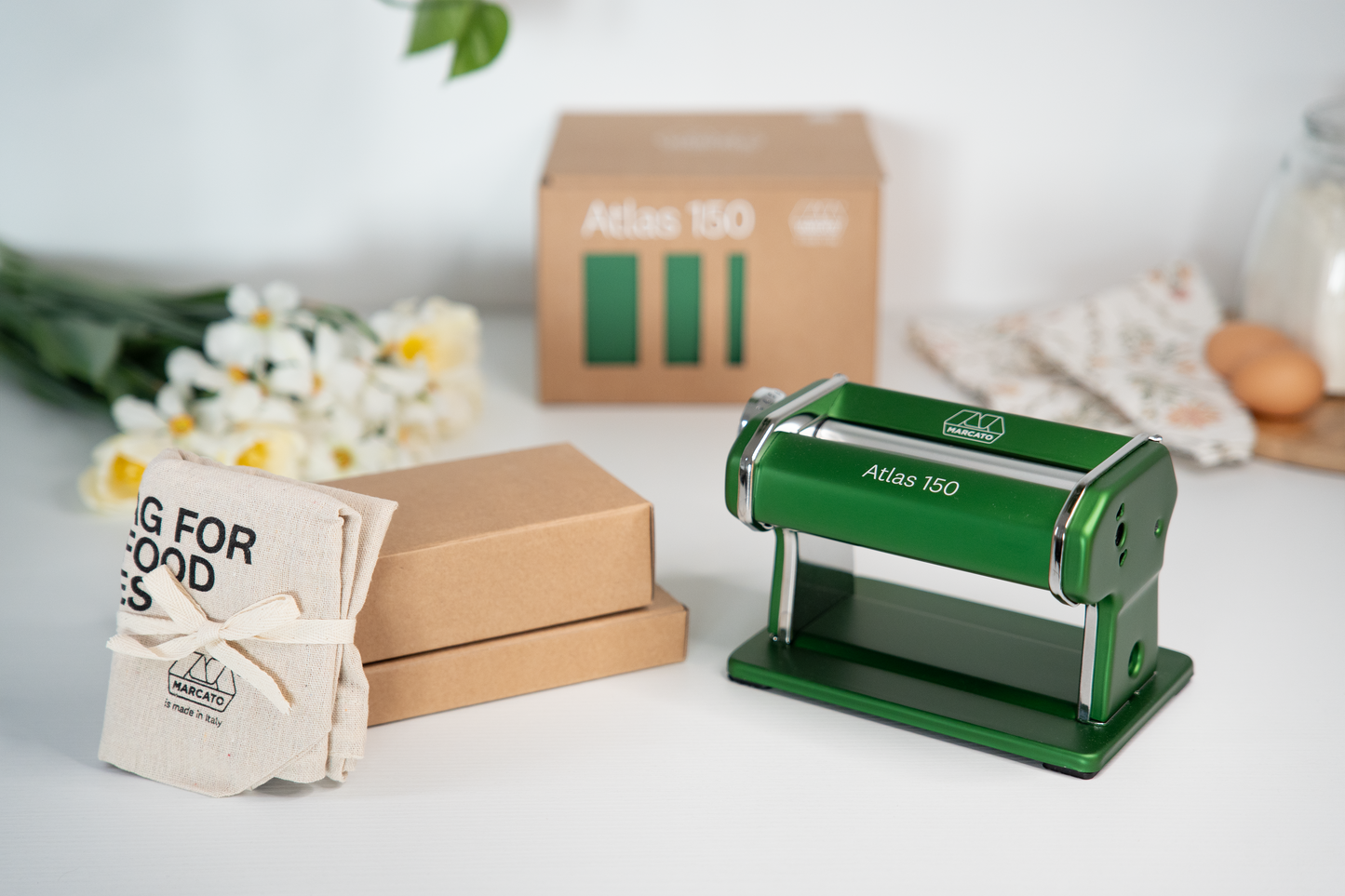 Mașină de făcut paste Marcato ATLAS 150 DESIGN - VERDE